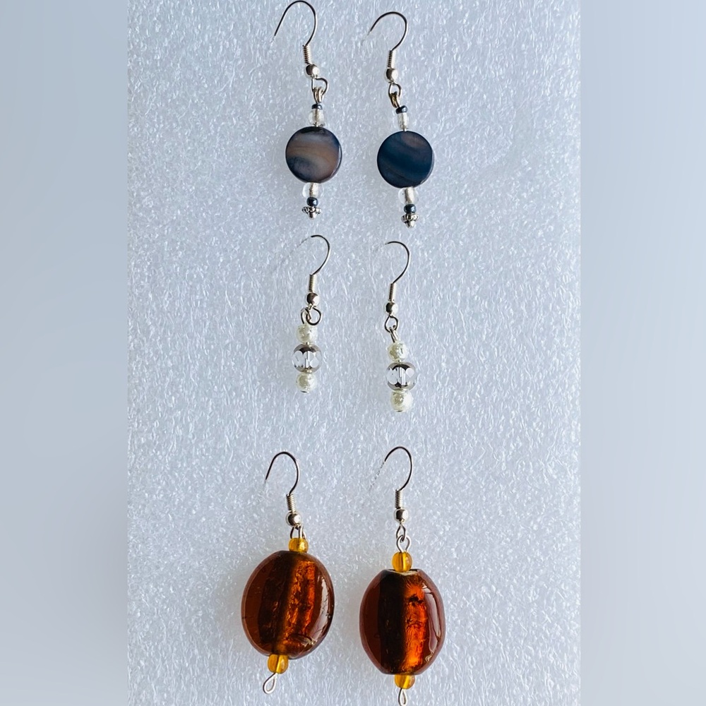 Handmade Multi-Color Earring Set